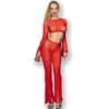 Comprar CHILIROSE - CR 4648 TOP & PANTALON ROJO S/L al mejor precio - Envíos Discretos