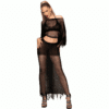 Comprar CHILIROSE - CR 4666 TOP & FALDA NEGRO S/M al mejor precio - Envíos Discretos
