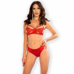 Comprar CHILIROSE - CR 4676 SET DOS PIEZAS ROJO M al mejor precio - Envíos Discretos