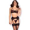 Comprar CHILIROSE - CR 4693 SET CUATRO PIEZAS ROJO/NEGRO L al mejor precio - Envíos Discretos