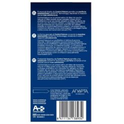 Comprar CONTROL - ADAPTA NATURE PRESERVATIVOS 24 UNIDADES al mejor precio - Envíos Discretos