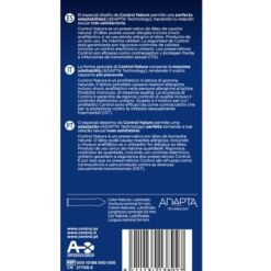 Comprar CONTROL - ADAPTA NATURE PRESERVATIVOS 6 UNIDADES al mejor precio - Envíos Discretos