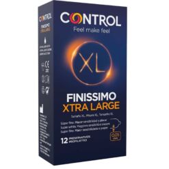 Comprar CONTROL - FINISSIMO XL PRESERVATIVOS 12 UNIDADES al mejor precio - Envíos Discretos