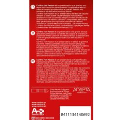 Comprar CONTROL - HOT PASSION PRESERVATIVOS EFECTO CALOR 10 UNIDADES al mejor precio - Envíos Discretos