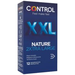 Comprar CONTROL - NATURE 2XTRA LARGE PRESERVATIVOS XXL - 12 UNDS al mejor precio - Envíos Discretos