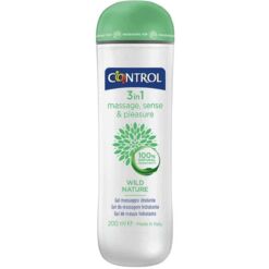 Comprar CONTROL - WILD NATURE GEL MASAJE 3 EN 1 200 ML al mejor precio - Envíos Discretos