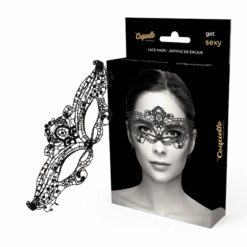 Comprar COQUETTE CHIC DESIRE - ANTIFAZ ENCAJE NEGRO FINO al mejor precio - Envíos Discretos