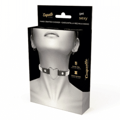 Comprar COQUETTE CHIC DESIRE - CHOKER CUERO VEGANO CORAZON al mejor precio - Envíos Discretos