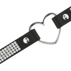 Comprar COQUETTE CHIC DESIRE - CHOKER CUERO VEGANO CORAZON al mejor precio - Envíos Discretos