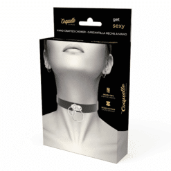 Comprar COQUETTE CHIC DESIRE - CHOKER CUERO VEGANO DOBLE ANILLA al mejor precio - Envíos Discretos