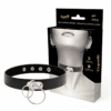 Comprar COQUETTE CHIC DESIRE - CHOKER CUERO VEGANO DOBLE ANILLA al mejor precio - Envíos Discretos