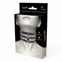 Comprar COQUETTE CHIC DESIRE - CHOKER CUERO VEGANO ESTILO FETISH al mejor precio - Envíos Discretos