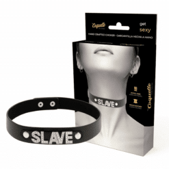 Comprar COQUETTE CHIC DESIRE - CHOKER CUERO VEGANO SLAVE al mejor precio - Envíos Discretos