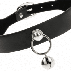 Comprar COQUETTE CHIC DESIRE - COLLAR CUERO VEGANO ACCESORIO WOMAN CASCABEL/ARO al mejor precio - Envíos Discretos