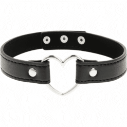 Comprar COQUETTE CHIC DESIRE - COLLAR CUERO VEGANO ACCESORIO WOMAN CORAZÓN al mejor precio - Envíos Discretos