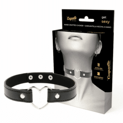 Comprar COQUETTE CHIC DESIRE - COLLAR CUERO VEGANO ACCESORIO WOMAN CORAZÓN al mejor precio - Envíos Discretos
