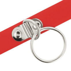 Comprar COQUETTE CHIC DESIRE - COLLAR CUERO VEGANO ROJO ACCESORIO WOMAN FETISH al mejor precio - Envíos Discretos