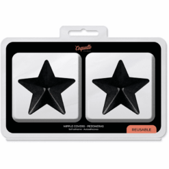 Comprar COQUETTE CHIC DESIRE - CUBRE PEZONES METAL ESTRELLAS NEGRAS al mejor precio - Envíos Discretos