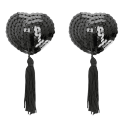 Comprar COQUETTE CHIC DESIRE - CUBRE PEZONES NEGRO LENTEJUELAS al mejor precio - Envíos Discretos