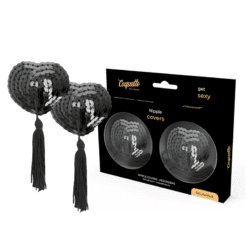 Comprar COQUETTE CHIC DESIRE - CUBRE PEZONES NEGRO LENTEJUELAS al mejor precio - Envíos Discretos