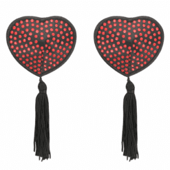 Comprar COQUETTE CHIC DESIRE - CUBRE PEZONES ROJO / NEGRO al mejor precio - Envíos Discretos