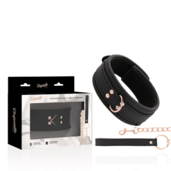Comprar COQUETTE CHIC DESIRE - FANTASY COLLAR CUERO VEGANO CON CORREA Y FORRO DE NEOPRENO al mejor precio - Envíos Discretos