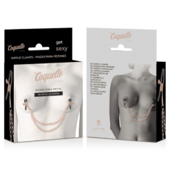 Comprar COQUETTE CHIC DESIRE - FANTASY PINZAS METALICAS PEZONES CON CADENA al mejor precio - Envíos Discretos
