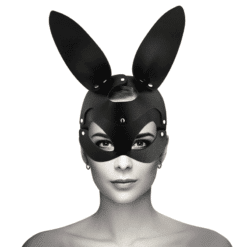 Comprar COQUETTE CHIC DESIRE - MASCARA CUERO VEGANO CON OREJAS DE CONEJO al mejor precio - Envíos Discretos