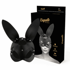 Comprar COQUETTE CHIC DESIRE - MASCARA CUERO VEGANO CON OREJAS DE CONEJO al mejor precio - Envíos Discretos