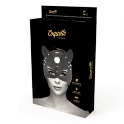 Comprar COQUETTE CHIC DESIRE - MASCARA CUERO VEGANO CON OREJAS DE GATO al mejor precio - Envíos Discretos