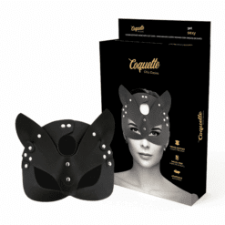 Comprar COQUETTE CHIC DESIRE - MASCARA CUERO VEGANO CON OREJAS DE GATO al mejor precio - Envíos Discretos