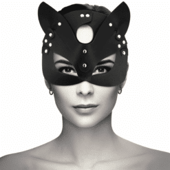 Comprar COQUETTE CHIC DESIRE - MASCARA CUERO VEGANO CON OREJAS DE GATO al mejor precio - Envíos Discretos