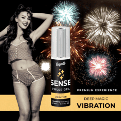 Comprar COQUETTE CHIC DESIRE - PULSE GEL FRESA VIBRACIÓN LIQUIDA PREMIUM 6ML al mejor precio - Envíos Discretos