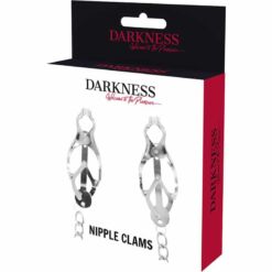 Comprar DARKNESS - ABRAZADERA PEZONES METAL CON CADENA al mejor precio - Envíos Discretos