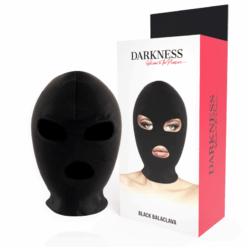 Comprar DARKNESS - BDSM MÁSCARA SUMISIÓN BOCA Y OJOS NEGRO al mejor precio - Envíos Discretos