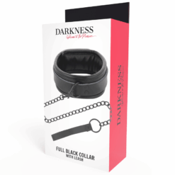 Comprar DARKNESS - COLLAR CON CADENA  NEGRO al mejor precio - Envíos Discretos