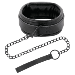 Comprar DARKNESS - COLLAR CON CADENA  NEGRO al mejor precio - Envíos Discretos