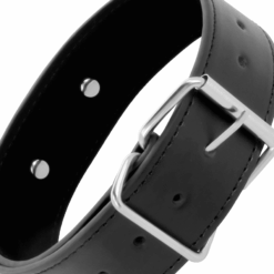 Comprar DARKNESS - COLLAR DE POSTURA CON CADENA LEATHER al mejor precio - Envíos Discretos