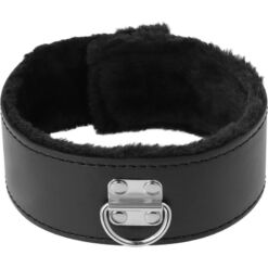 Comprar DARKNESS - COLLAR FORRADO CON CADENA TITANIUM al mejor precio - Envíos Discretos