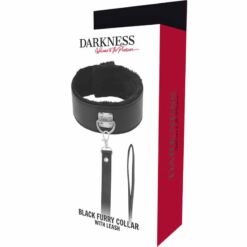 Comprar DARKNESS - COLLAR FORRADO CON CADENA TITANIUM al mejor precio - Envíos Discretos