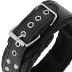 Comprar DARKNESS - COLLAR FORRADO CON CADENA TITANIUM al mejor precio - Envíos Discretos