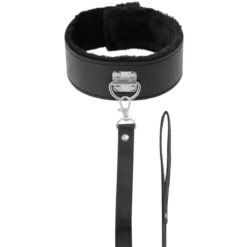 Comprar DARKNESS - COLLAR FORRADO CON CADENA TITANIUM al mejor precio - Envíos Discretos
