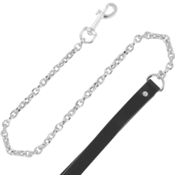 Comprar DARKNESS - COLLAR LEATHER CON CORREA ALTA CALIDAD al mejor precio - Envíos Discretos