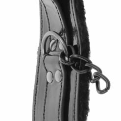 Comprar DARKNESS - ESPOSAS CUERO AJUSTABLES TOBILLOS NEGRO CON CANDADO al mejor precio - Envíos Discretos