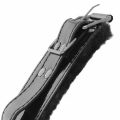 Comprar DARKNESS - ESPOSAS CUERO AJUSTABLES TOBILLOS NEGRO CON CANDADO al mejor precio - Envíos Discretos