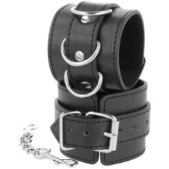Comprar DARKNESS - ESPOSAS CUERO TOBILLOS AJUSTABLES NEGRO al mejor precio - Envíos Discretos