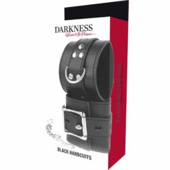 Comprar DARKNESS - ESPOSAS LEATHER NEGRO al mejor precio - Envíos Discretos