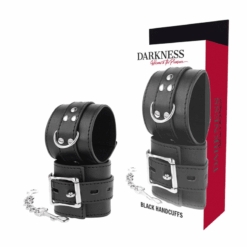 Comprar DARKNESS - ESPOSAS LEATHER NEGRO al mejor precio - Envíos Discretos