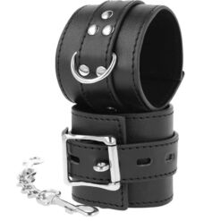 Comprar DARKNESS - ESPOSAS LEATHER NEGRO al mejor precio - Envíos Discretos