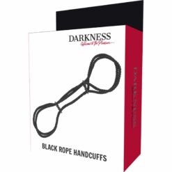 Comprar DARKNESS - ESPOSAS MANOS O TOBILLOS  CUERDA 100% ALGODON al mejor precio - Envíos Discretos